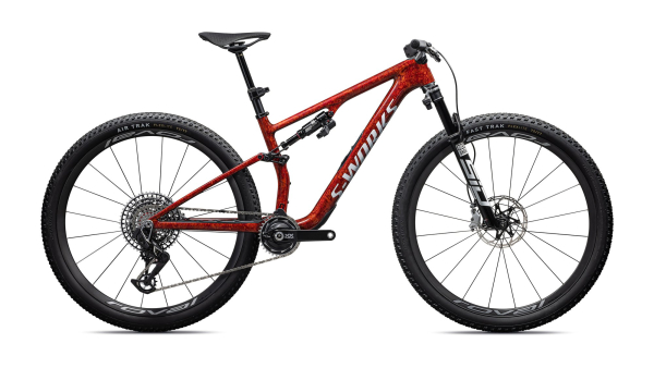 Specialized S-Works Epic 8 2026 Gloss Fiery Red Dry Impasto / Metallic White Silver