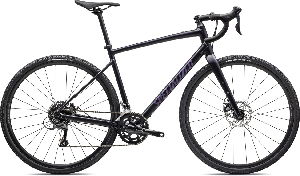 Гравийные велосипеды, ригиды Specialized Diverge Base E5 2023 Satin Midnight Shadow / Violet Pearl Артикул 95423-7258, 95423-7244, 95423-7254, 95423-7256, 95423-7252, 95423-7249, 95423-7261