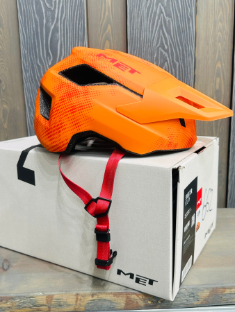 Шлемы Велошлем подростковый Met Shelter Orange/Red Артикул 3HM163CE00UNOR1
