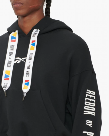 Джерси, толстовки, худи Толстовка Reebok RCPM HOODIED SWEATSHIRT black Артикул GF7197L, GF71972XL, GF7197M, GF7197XL, GF7197XS, GF7197S