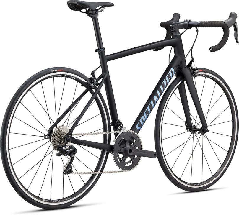 Шоссейные велосипеды Specialized Allez E5 Elite 2020 черный-голубой Артикул 90020-4261, 90020-4244, 90020-4249, 90020-4254, 90020-4258, 90020-4256, 90020-4252