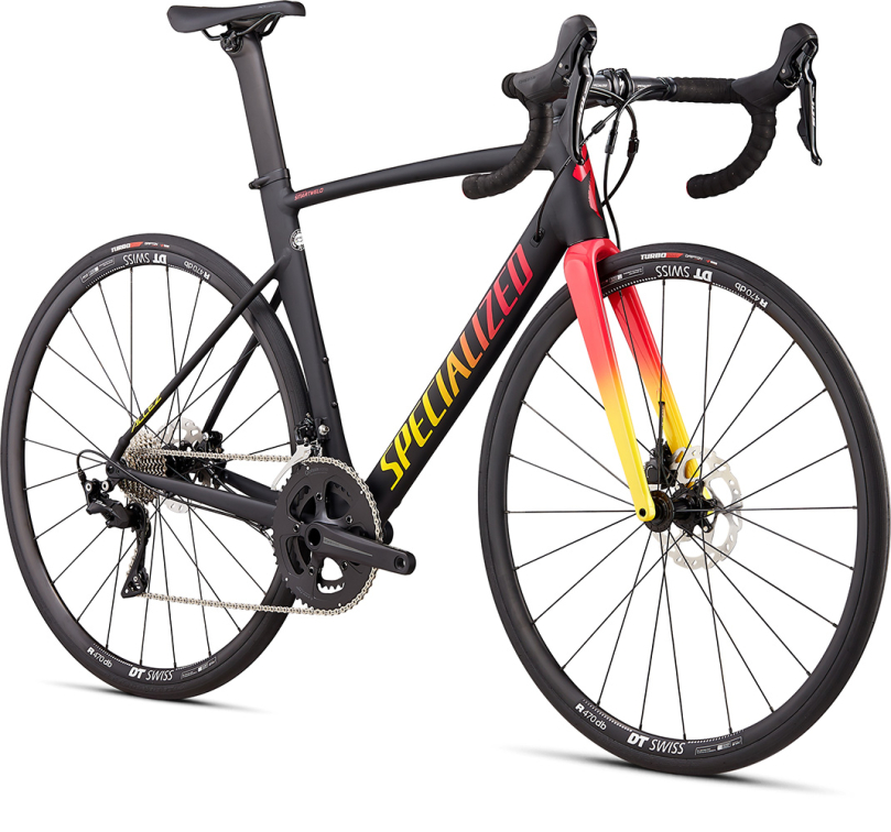 Шоссейные велосипеды Specialized Allez Sprint Comp Disc 2020 серый-красный-желтый Артикул 90020-5149, 90020-5154, 90020-5156, 90020-5158, 90020-5152, 90020-5161