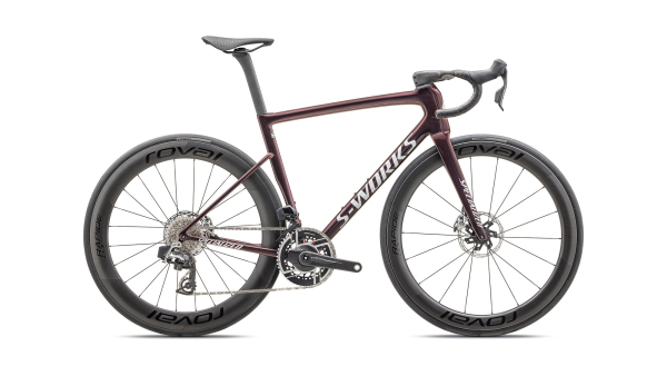 Specialized S-Works Tarmac SL8 - Sram Red AXS 2025 Gloss Solidity/Red To Black Pearl/Metallic White