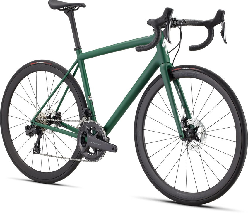 Шоссейные велосипеды Specialized Aethos Expert 2022 Pine Green / White Артикул 97222-3156, 97222-3152, 97222-3149, 97222-3154, 97222-3158, 97222-3161