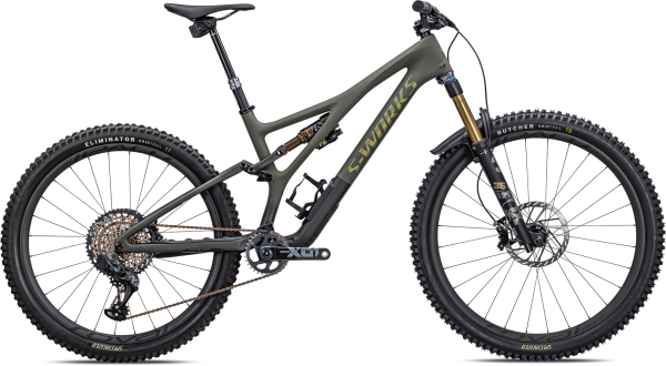 Specialized S-Works Stumpjumper LTD 2022 Satin Oak Green/Oak Green Metallic/Gold Ghost Prl