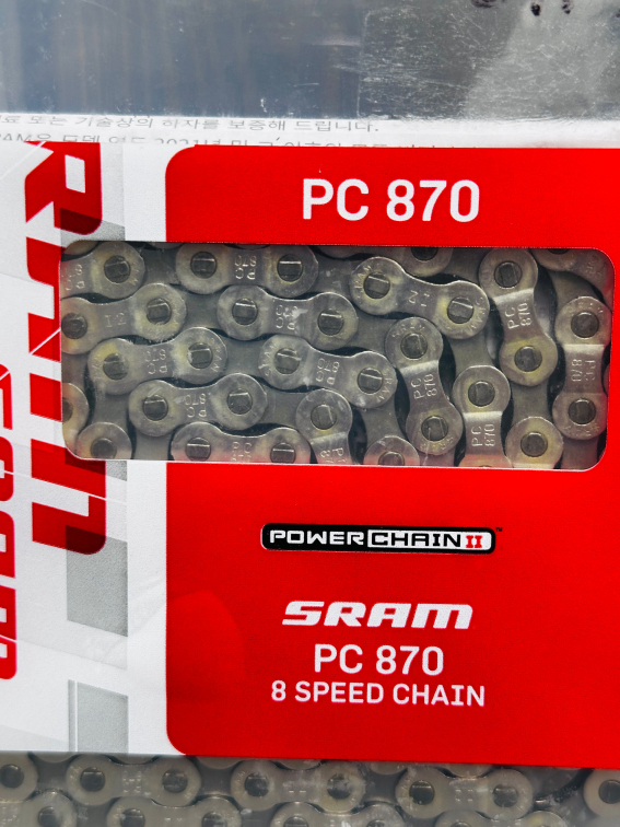 Цепи 08 Цепь Sram PC 870 8 скоростей 114 замок Power Link  Артикул 