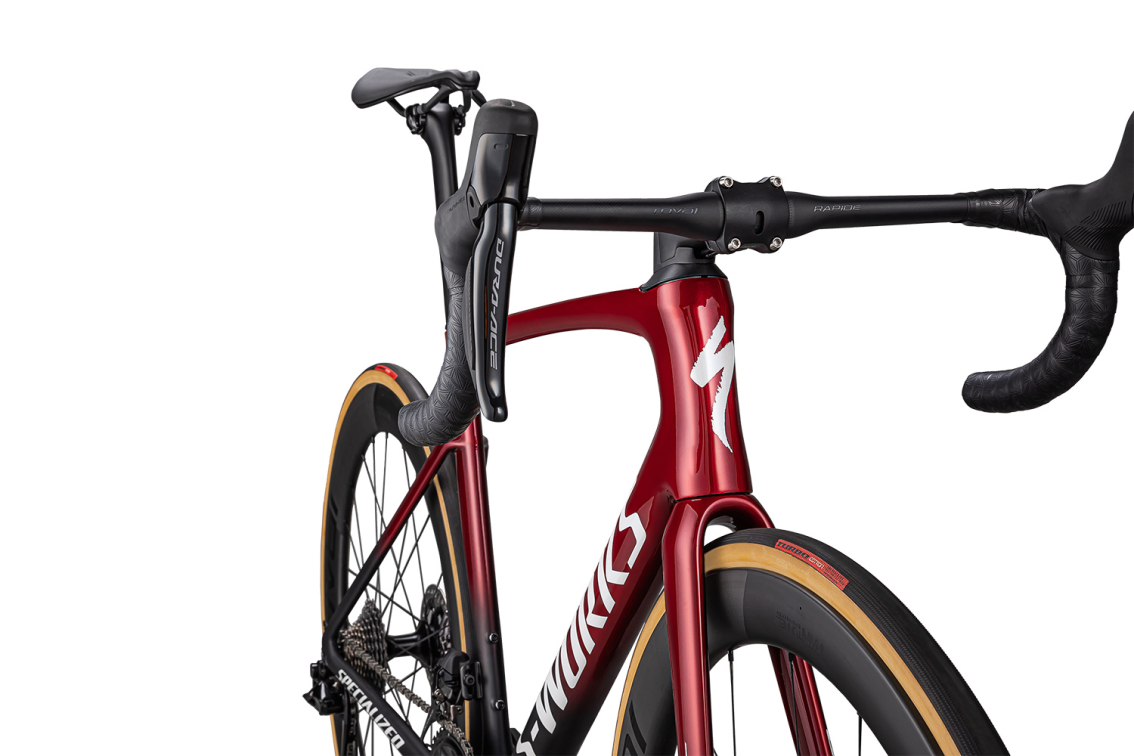 S-WORKS велосипеды шоссе Specialized S-Works Tarmac SL7 Dura-Ace Di2 2022 Red Tint/Metallic White Silver/ Satin Black Артикул 90622-0144, 90622-0149, 90622-0158, 90622-0161, 90622-0152, 90622-0156, 90622-0154