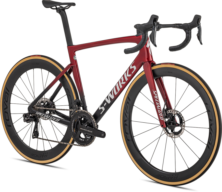 S-WORKS велосипеды шоссе Specialized S-Works Tarmac SL7 Dura-Ace Di2 2022 Red Tint/Metallic White Silver/ Satin Black Артикул 90622-0144, 90622-0149, 90622-0158, 90622-0161, 90622-0152, 90622-0156, 90622-0154