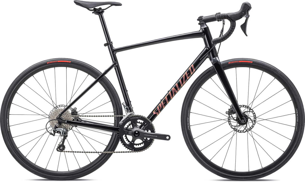 Шоссейные велосипеды Specialized Allez Sport 2022 Gloss Tarmac Black Артикул 90022-6254, 90022-6256, 90022-6249, 90022-6258, 90022-6244, 90022-6252, 90022-6261
