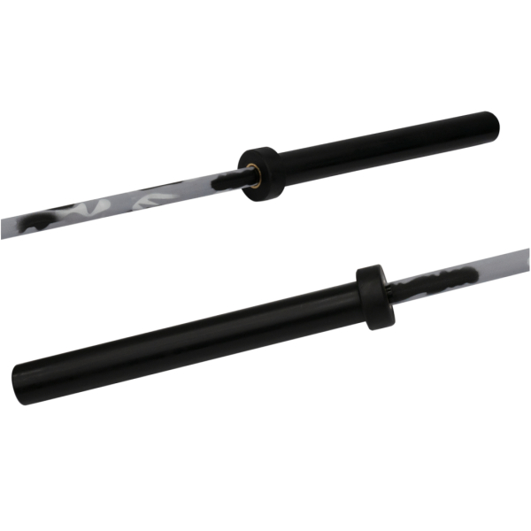 Гриф олимпийский BRONZE GYM прямой камуфляж 20 кг MBH: 320 кг с замками