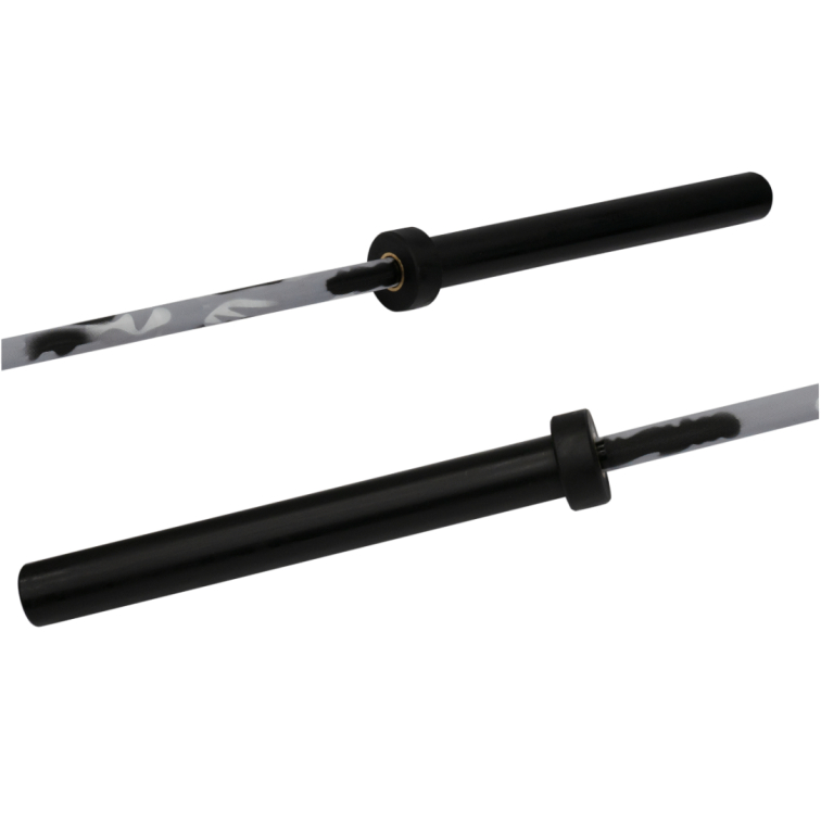 Грифы для штанг и гантелей Гриф олимпийский BRONZE GYM прямой камуфляж 20 кг MBH: 320 кг с замками Артикул 