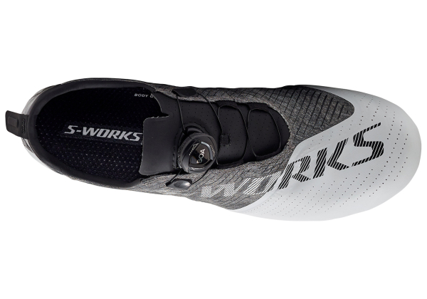 Велотуфли шоссе и триатлон Велотуфли Road Specialized S-Works Exos Белые 2019 Артикул 61019-1342