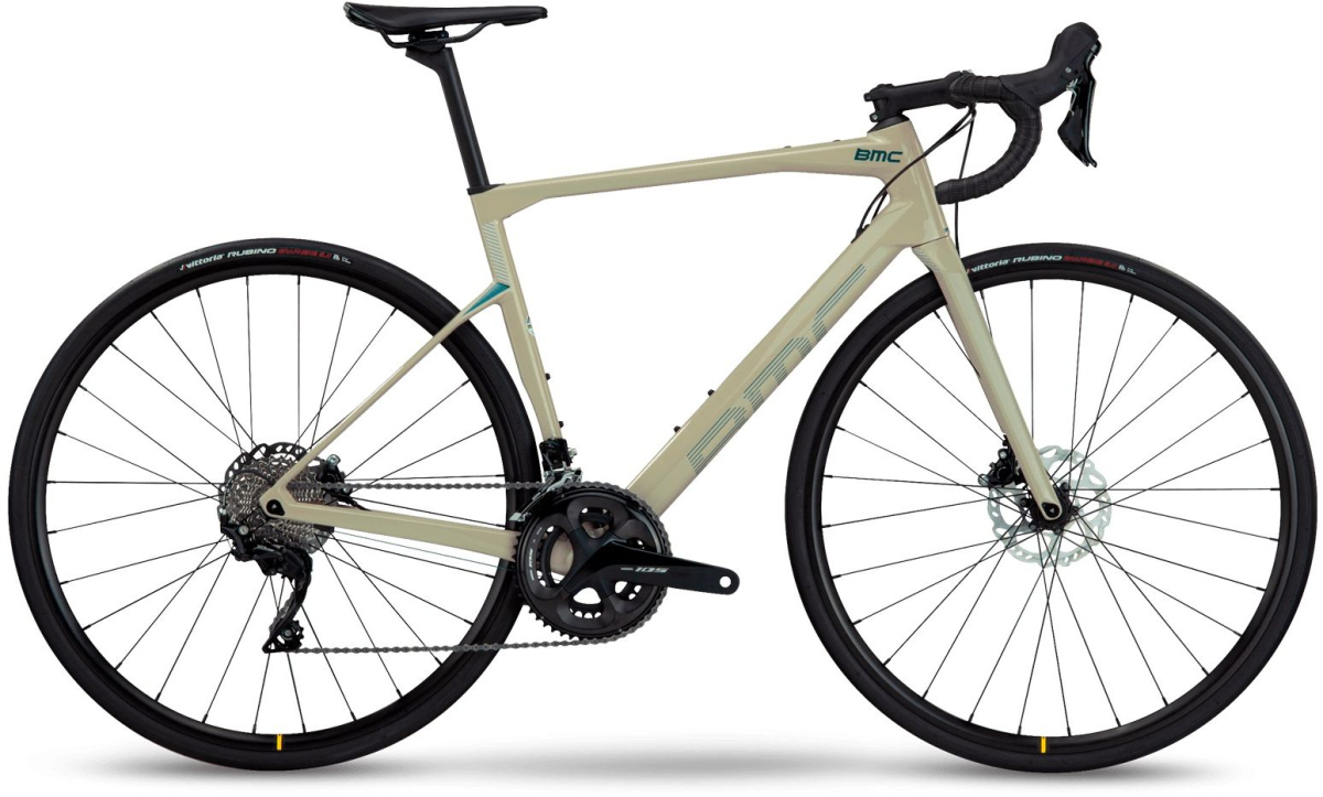 Шоссейные велосипеды BMC Roadmachine SIX 105 Metallic sand/Dark Green 2022 Артикул 