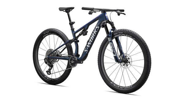 Specialized S-Works Epic 8 2026 Gloss Cyan Blue Pearl / Metallic White Silver