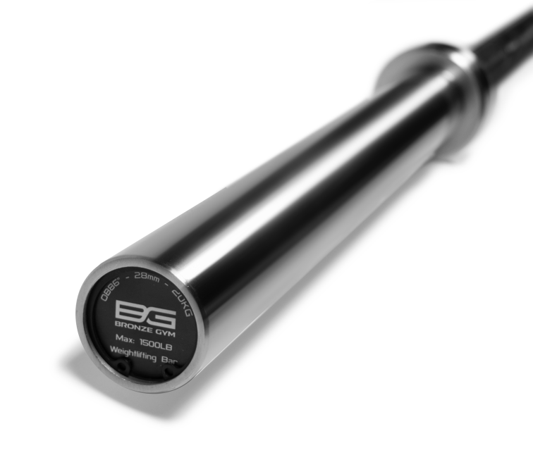 Грифы для штанг и гантелей Гриф олимпийский BRONZE GYM прямой 20 кг МВН: 680кг с замками Артикул 