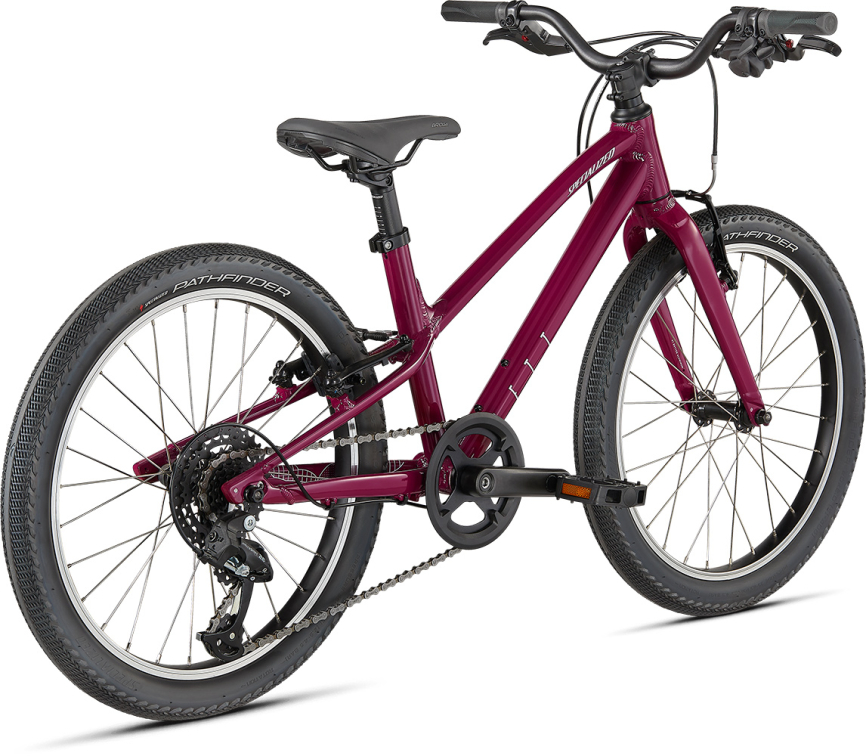 Для мальчиков с 6-ти до 7-ми лет Specialized Jett 20 gloss raspberry / uv lilac 2022 Артикул 92722-6420