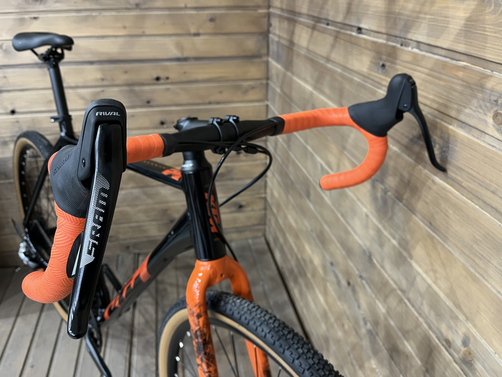 Гравийные велосипеды, ригиды KTM X-Strada 30 1x11 Sram Rival Черный-оранжевый Артикул 