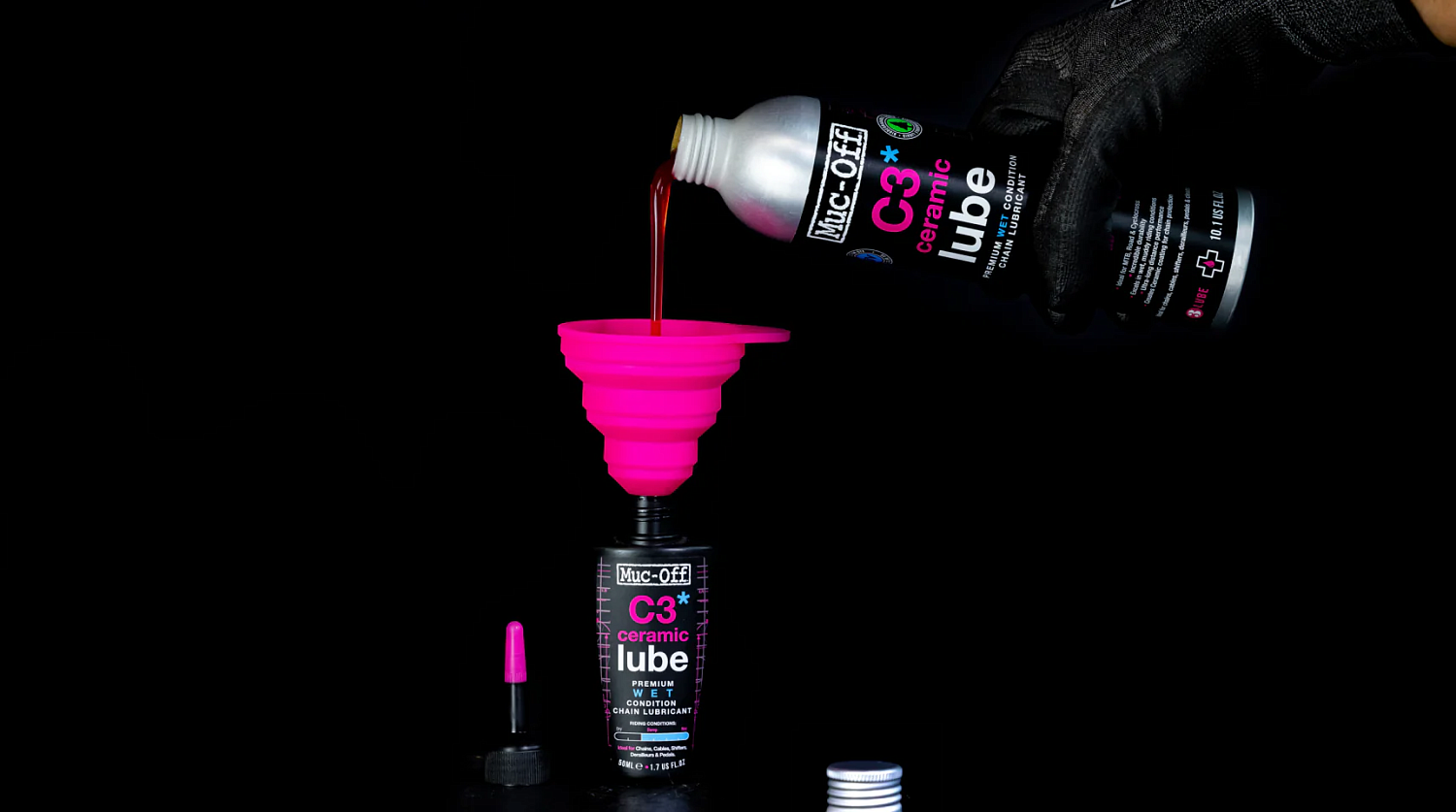 Смазка для цепи с керамикой Muc-Off C3 Wet Ceramic Lube 120мл (влажная погода) 870