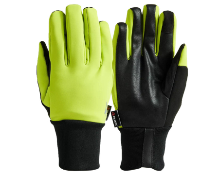 Велоперчатки Велоперчатки зимние LF Specialized Softshell Deep Hyper Green Артикул 67223-3015, 67223-3014