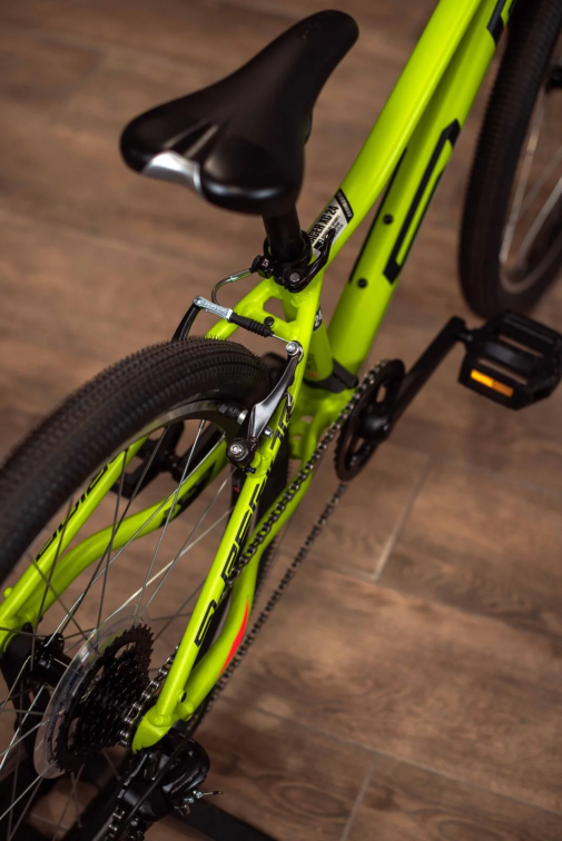 20 дюймов (5-8 лет) Superior Racer XC 20 2024 Matte Lime/Black/Red Артикул 801.2023.20000