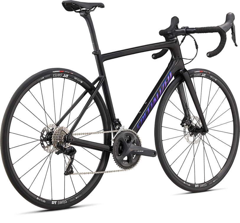 Шоссейные велосипеды Specialized Tarmac SL6 Sport Disc 2020 черный-синий-хамелион Артикул 90620-6158, 90620-6152, 90620-6154, 90620-6156, 90620-6161, 90620-6149, 90620-6144