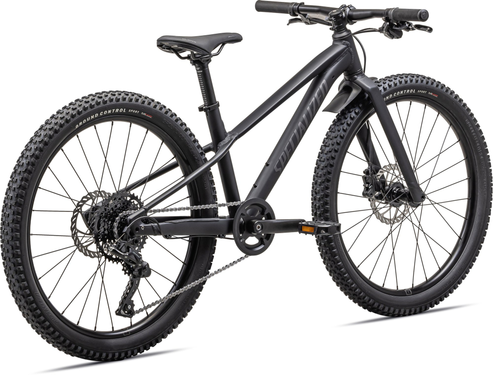 Подростковые,  для мальчиков, старше 8-ми лет Specialized Riprock 24 2024 Satin Cast Black/Smoke Артикул 96524-8224