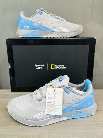 Кроссовки Кроссовки Reebok Nano X1 TR Adventure pure grey 3/pure grey 5/bright cyan Артикул GY174412, GY17449.5, GY977812.5