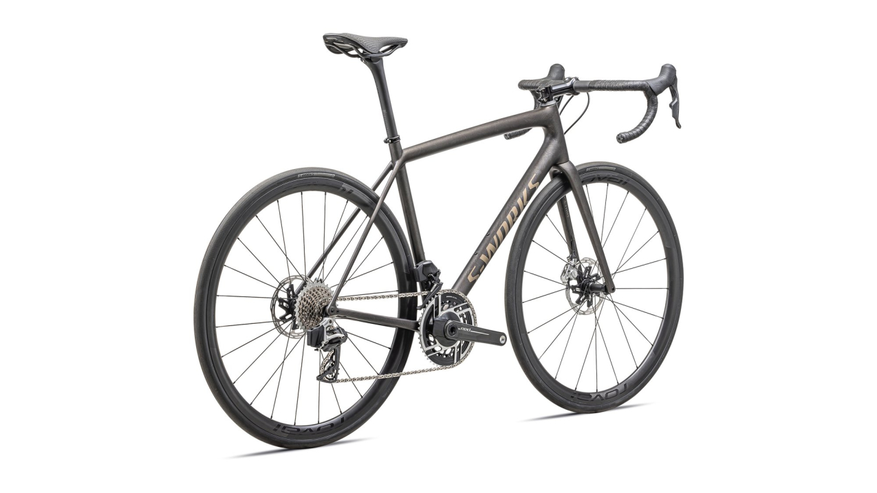 S-WORKS велосипеды шоссе Specialized S-Works Aethos - SRAM RED AXS 2025 Satin Doppio / Gunmetal Dry Brushed / Gold Pearl Артикул 97225-0049, 97225-0056, 97225-0052, 97225-0054, 97225-0058, 97225-0061