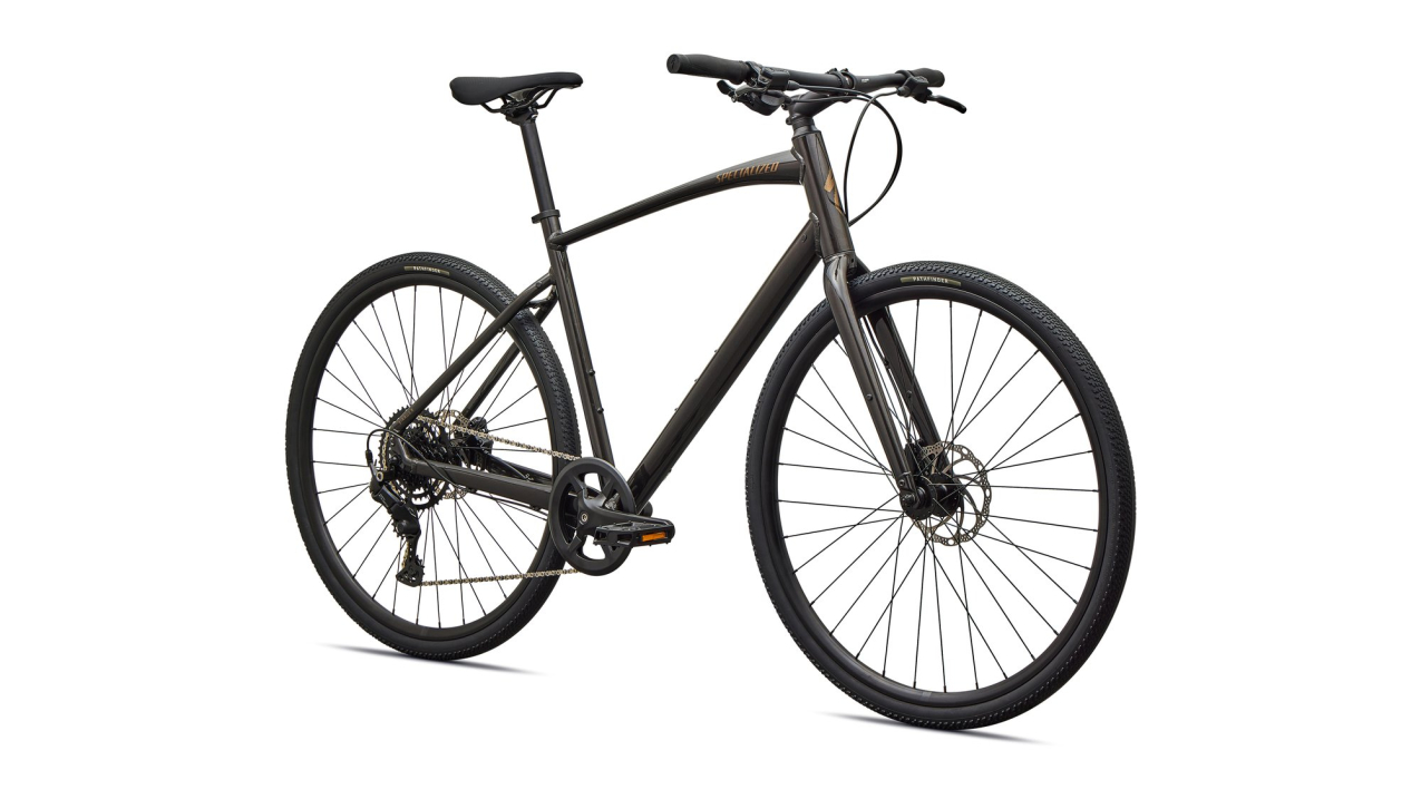 Городские велосипеды Specialized Sirrus X 2.0 2027 Gloss Metallic Obsidian / Burnt Gold Metallic Frost Reflective Артикул 92427-8204
