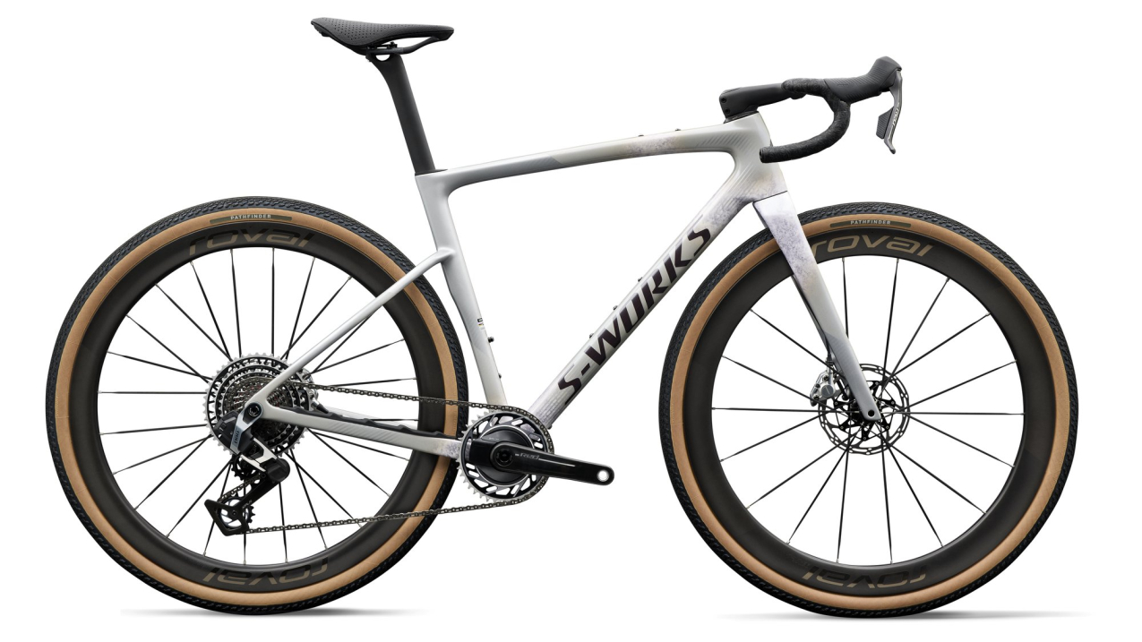S-WORKS велосипеды гравийные Specialized S-Works Crux 5 - Sram RED XPLR 2027 Silver Dust Frost Артикул 91427-0149, 91427-0154, 91427-0156, 91427-0158, 91427-0152, 91427-0161