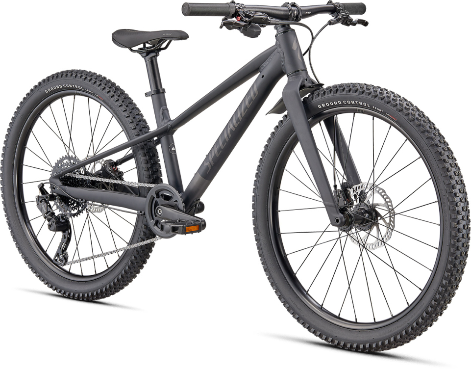 Подростковые,  для мальчиков, старше 8-ми лет Specialized Riprock 24 2022 Satin Cast Black/Smoke Артикул 96522-8711