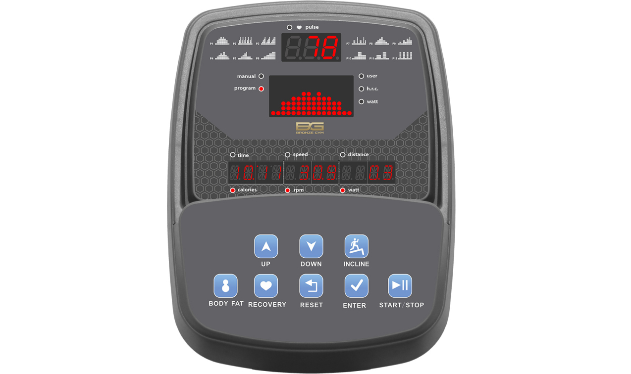 Эллиптические тренажеры Bronze Gym X901 PRO Артикул 