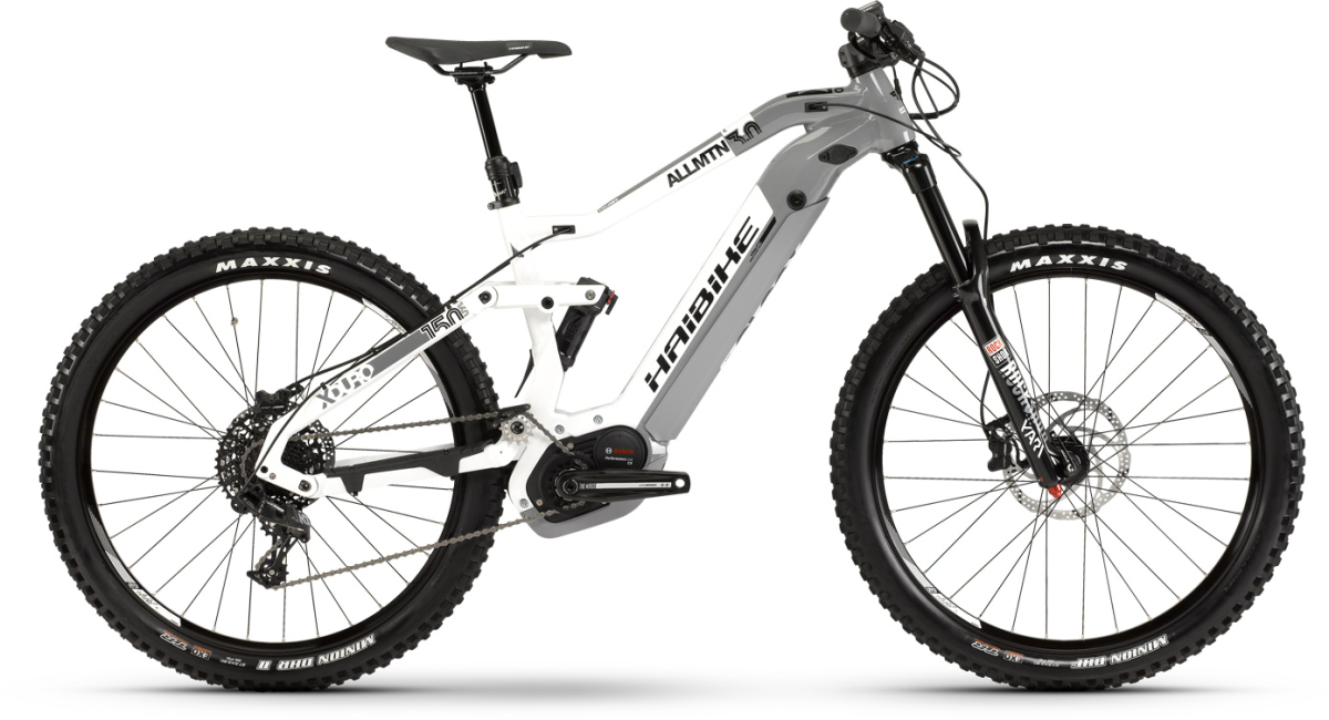 Электровелосипеды с двигателем Bosch, Yamaha, Shimano HAIBIKE XDURO AllMtn 3.0 i500Wh 11 s.NX 2019 / белый-серый Артикул 4541030944