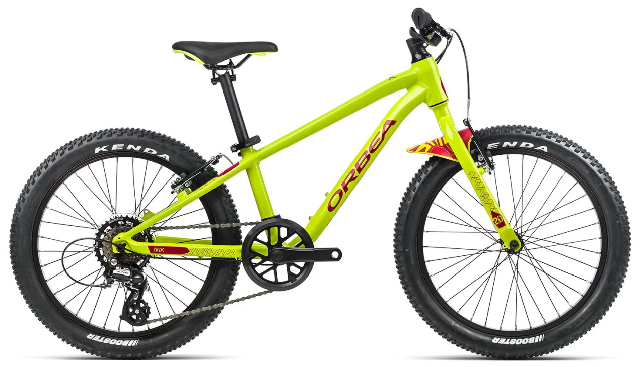 Для мальчиков с 6-ти до 7-ми лет Orbea MX 20 DIRT Altus зеленый/красный Артикул 