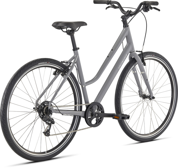 Городские велосипеды Specialized Crossroads 1.0 Step-Through 2022 Gloss Cool Grey/Chrome Артикул 92122-9103