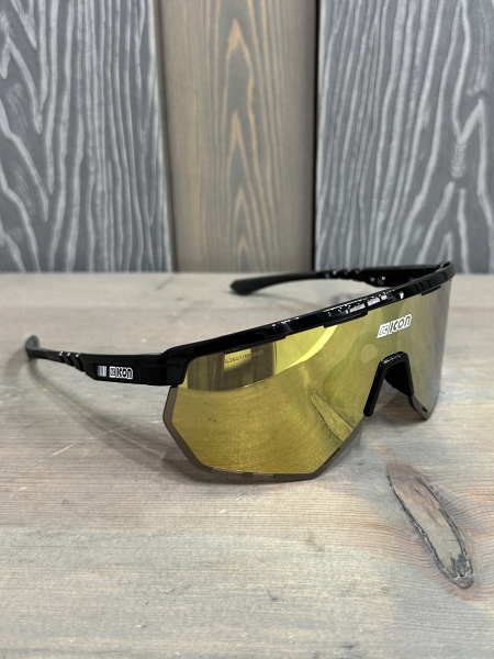 Очки спортивные Scicon AeroWing оправа Black Gloss линза SCNPP Multimirror Bronze