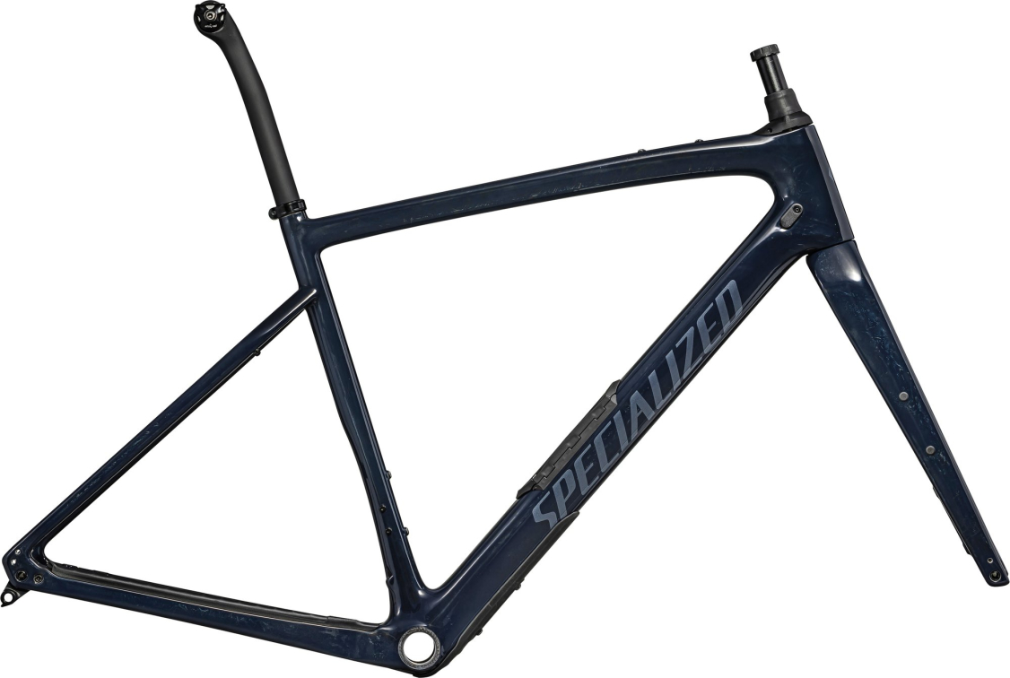 Рамы шоссе, гревел рама Specialized Diverge 9R 2024 Gloss Dark Navy Granite Over Carbon/Pearl Артикул 75423-7058, 75423-7052, 75423-7054, 75423-7049, 75423-7061, 75423-7056, 75423-7064