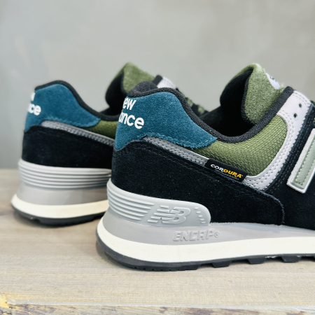 Кроссовки Кроссовки New Balance 574 Black Green Артикул U574KBG9, U574KBG12, U574KBG11, U574KBG7, U574KBG10, U574KBG8.5, U574KBG8, U574KBG9.5