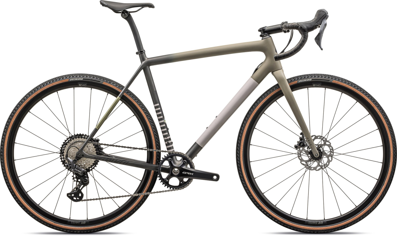 Циклокроссовые, внедорожные велосипеды Specialized Crux Comp - Shimano GRX 2024 Satin Taupe/Smoke/Midnight Shadow/Metallic Spruce/Clay Артикул 91424-5156, 91424-5149, 91424-5161, 91424-5154, 91424-5152, 91424-5158