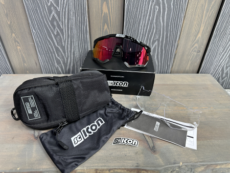 Очки Очки спортивные Scicon AeroShade XL оправа Black Gloss линза SCNPP Multimirror Red Артикул 