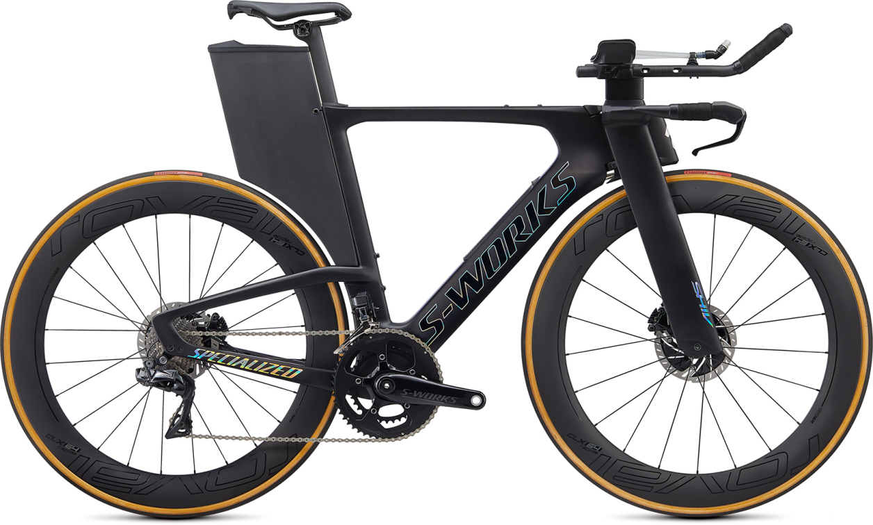 S-WORKS велосипеды шоссе S-Works Shiv Disc DI2 2020 Satin Carbon/Gloss Holographic Foil Артикул 97419-0104, 97419-0102, 97419-0103, 97419-0101