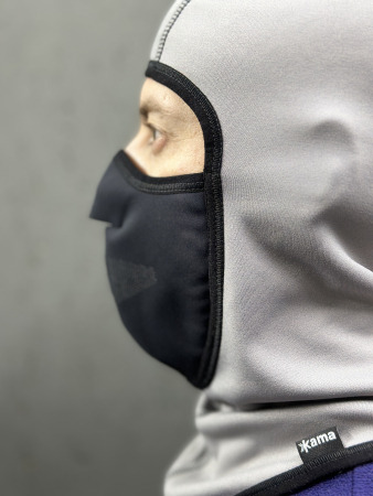 Шапки, кеппи, бейсболки Балаклава Kama DW29-109 SoftShell Grey Артикул 8591006103113, 8591006103106