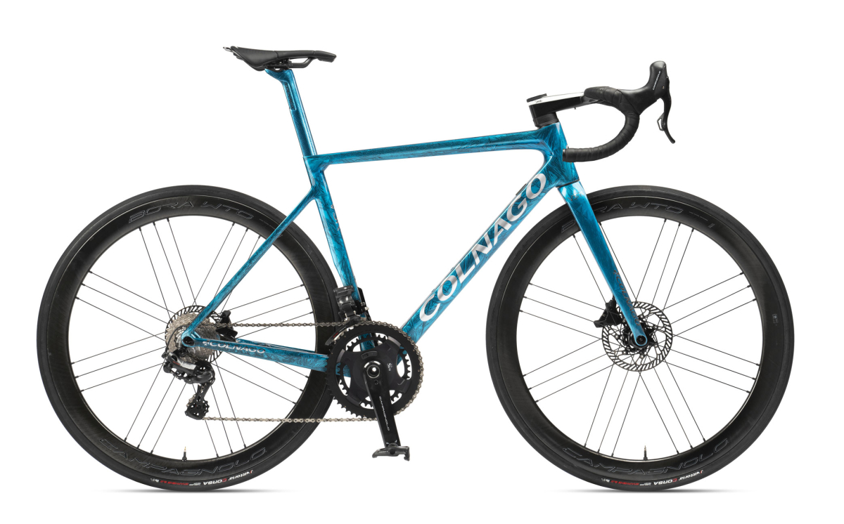 Шоссейные велосипеды Colnago V3Rs Disc Ultegra Di2 12v R600 RC19 Blue/Ice 2022 Артикул 1CCL.V3S.0TU.U2E.60C.48S.RC19.2958