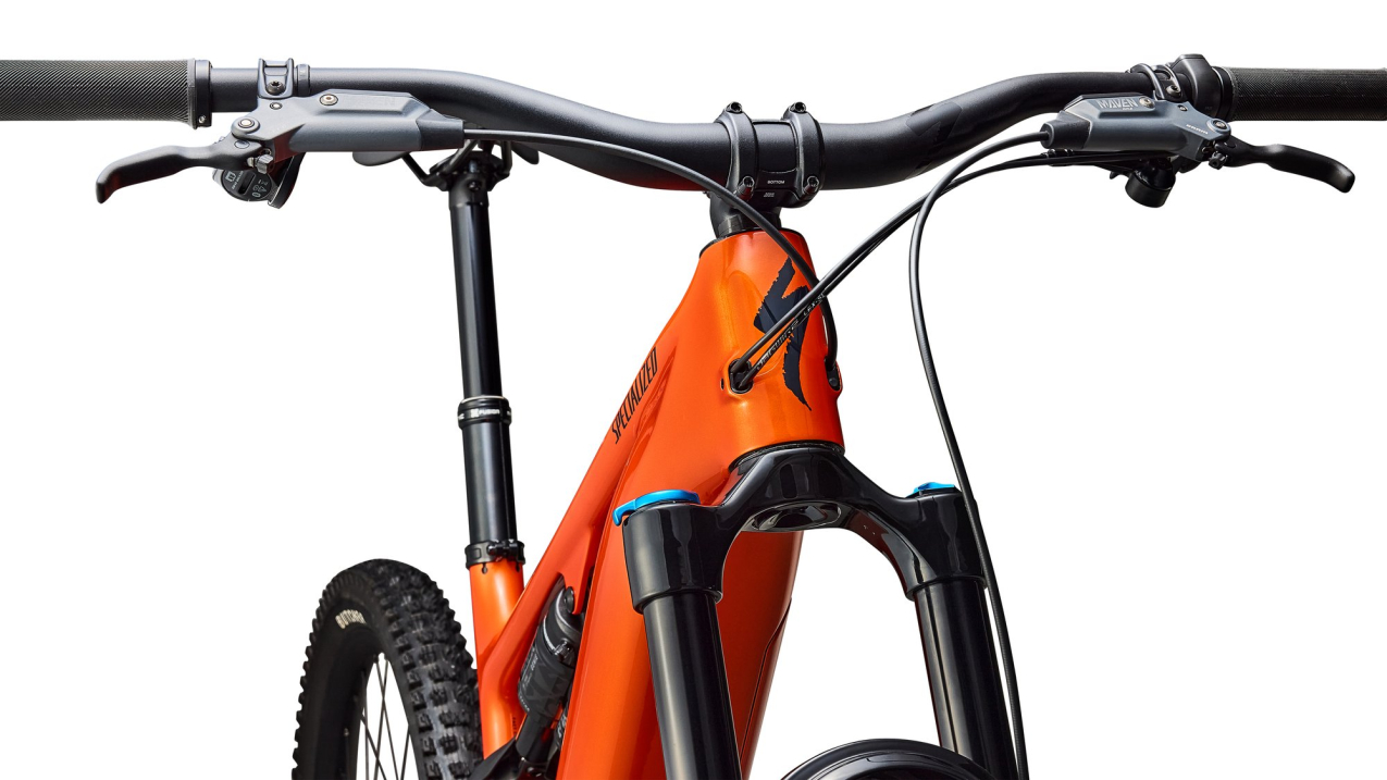 TURBO LEVO - лучшее из возможного! Specialized Turbo Levo 4 Comp Carbon 2026 Gloss Orange Tint Over Silver Dust / Dark Navy Артикул 95224-5906, 95224-5902, 95224-5904, 95224-5905, 95224-5903