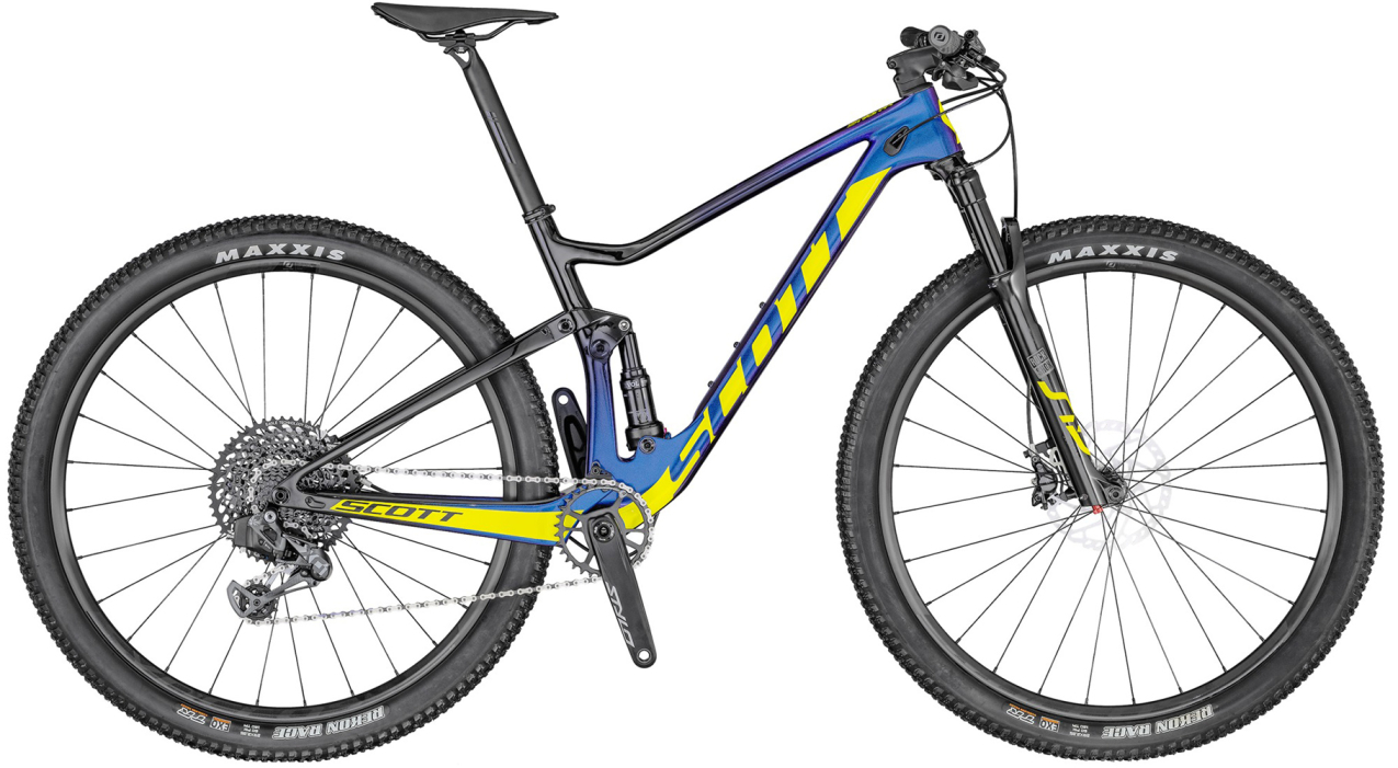 Купить Scott Spark RC 900 Team Issue AXS 2020 синий-желтый Артикул 274619008, 274619007, 274619009, 274619006