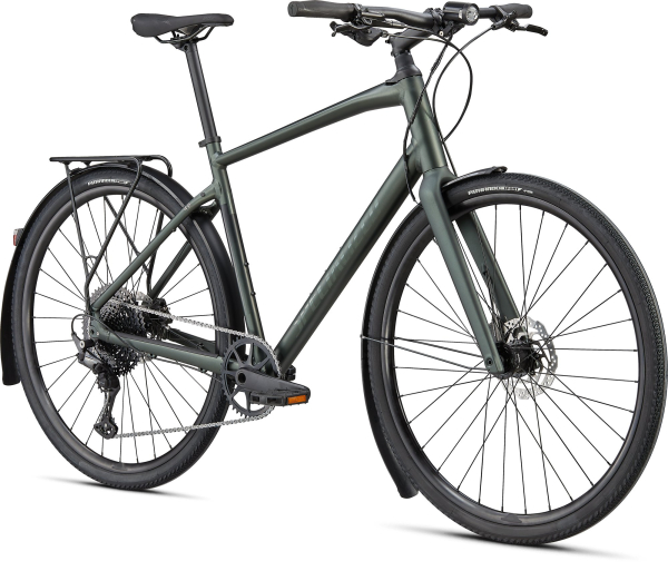 Specialized Sirrus X 4.0 EQ 2022 Satin Oak Green Metallic / Black Reflective