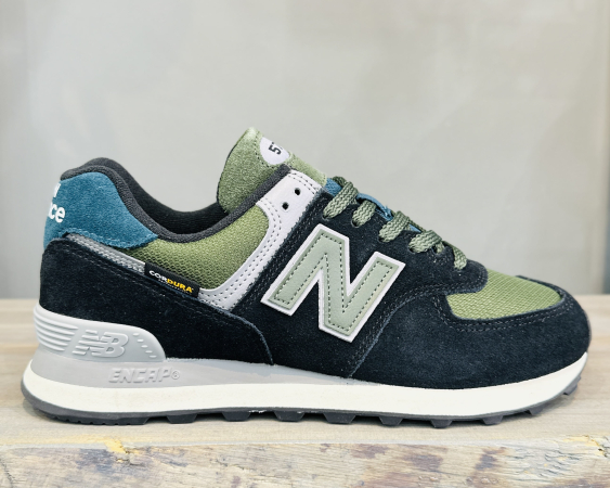 Кроссовки Кроссовки New Balance 574 Black Green Артикул U574KBG9, U574KBG12, U574KBG11, U574KBG7, U574KBG10, U574KBG8.5, U574KBG8, U574KBG9.5