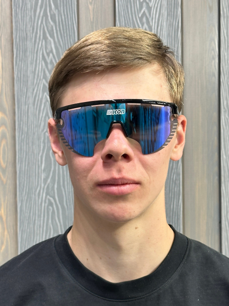 Очки Очки спортивные Scicon AeroWing Lamon оправа Black Gloss линза SCNPP Multimirror Blue Артикул 