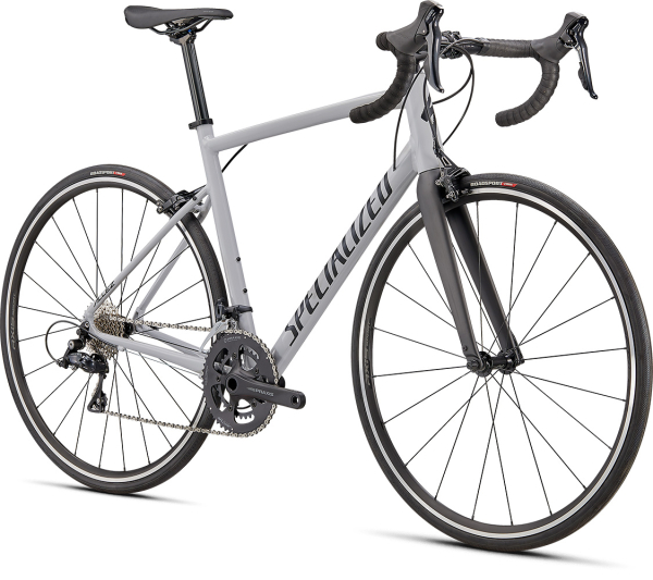 Шоссейные велосипеды Specialized Allez Sport 2022 Gloss Dove Grey/Satin Black Артикул 94622-6061, 94622-6054, 94622-6052, 94622-6049, 94622-6058, 94622-6056