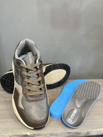 Кроссовки Кроссовки Strobbs C3457-10 серый Артикул C3457-10-43, C3457-10-45, C3457-10-42, C3457-10-44, C3457-10-41